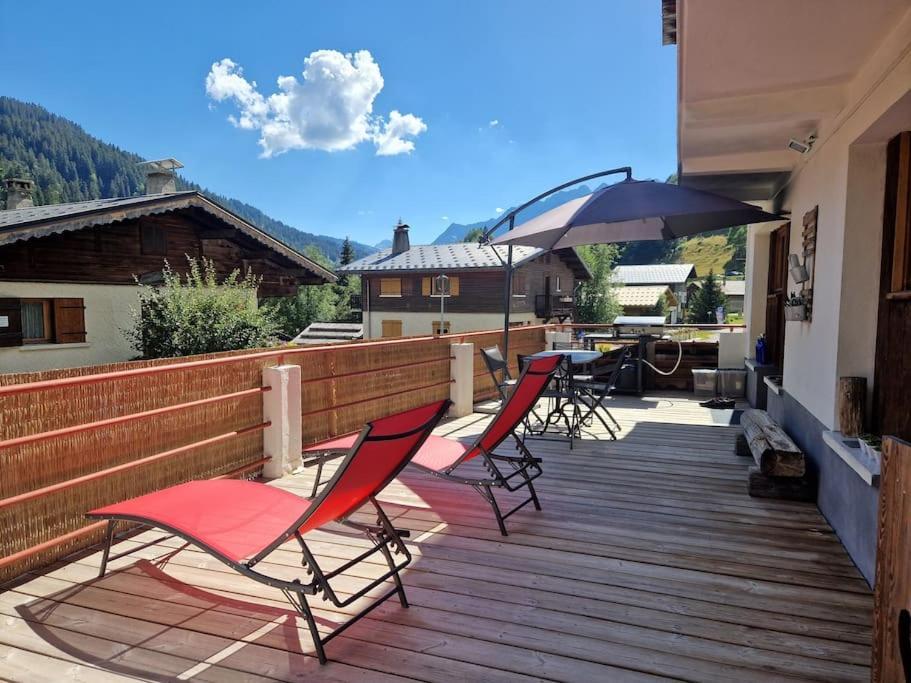 Appartement La Duchere Le Plan-La Giettaz Massif Des Aravis Bagian luar foto