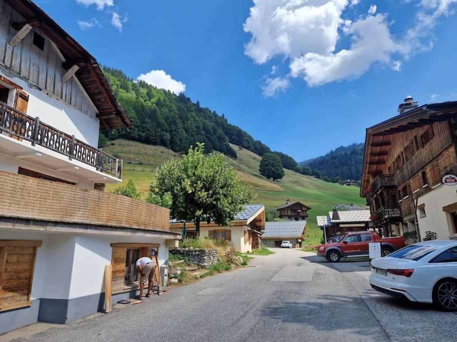 Appartement La Duchere Le Plan-La Giettaz Massif Des Aravis Bagian luar foto