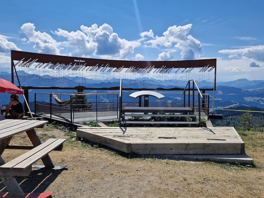 Appartement La Duchere Le Plan-La Giettaz Massif Des Aravis Bagian luar foto