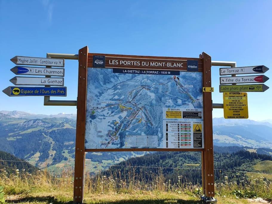 Appartement La Duchere Le Plan-La Giettaz Massif Des Aravis Bagian luar foto