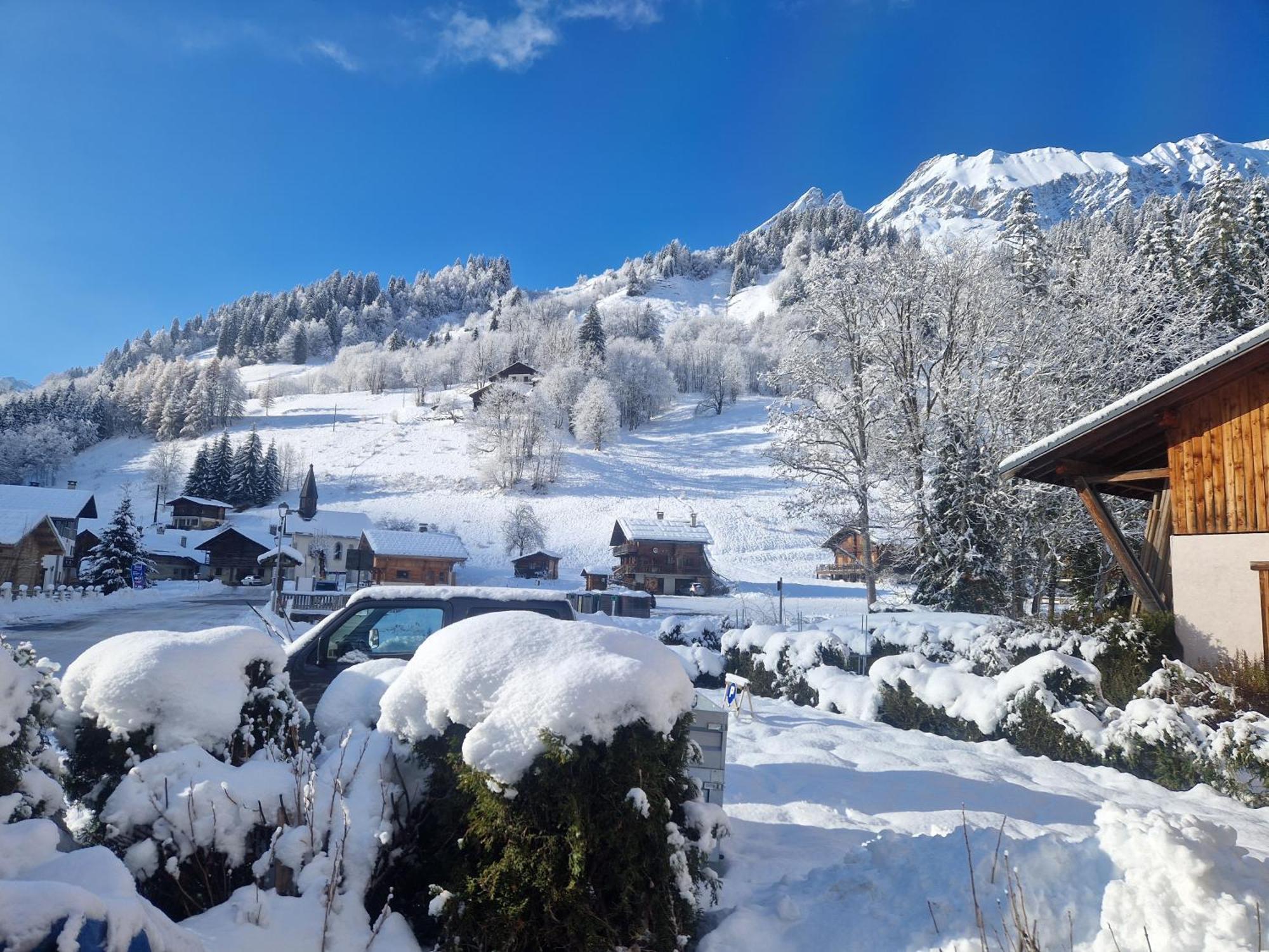 Appartement La Duchere Le Plan-La Giettaz Massif Des Aravis Bagian luar foto
